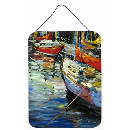 Carolines Treasures Boat Talk Sailboats Wall and Door Hanging Prints JMK1164DS1216